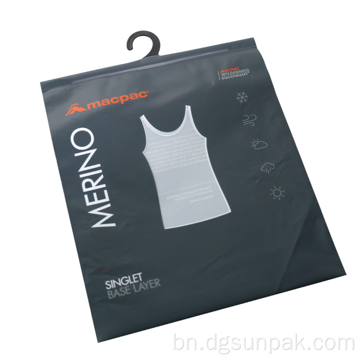 ফ্যাশনেবল বন্ধন পাউচ গার্মেন্ট হুক ব্যাগ